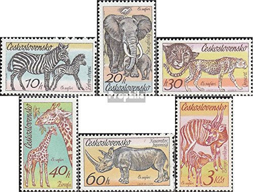 Prophila Collection Checoslovaquia Michel.-No..: 2345-2350 (Completa.edición.) 1976 Safari (Sellos para los coleccionistas) Otros mamíferos