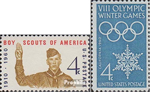 Prophila Collection EEUU 772,773 (Completa.edición.) 1960 Movimiento Scout Mundial, Olimpia (Sellos para los coleccionistas) Rotary/Lions/Francmasón/Pathfinder