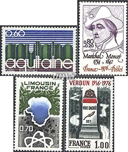 Prophila Collection Francia Michel.-No..: 1964,1965,1966,1967 (Completa.edición.) 1976 regiones, Moncey, Verdun (Sellos para los coleccionistas)