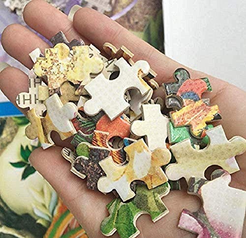 puzzle 1000 piezas 75 * 50 CM Orejas de perro para pintar 3D Clásico romántico abstracto de decoración del hogar de juguete colectivable de montaje