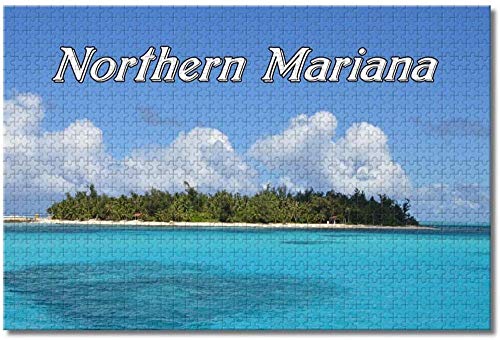 Puzzle- Northern Mariana USA Saipan Island Rompecabezas para Adultos Niños 1000 Piezas Juego de Rompecabezas de Madera para Regalos Decoración del hogar