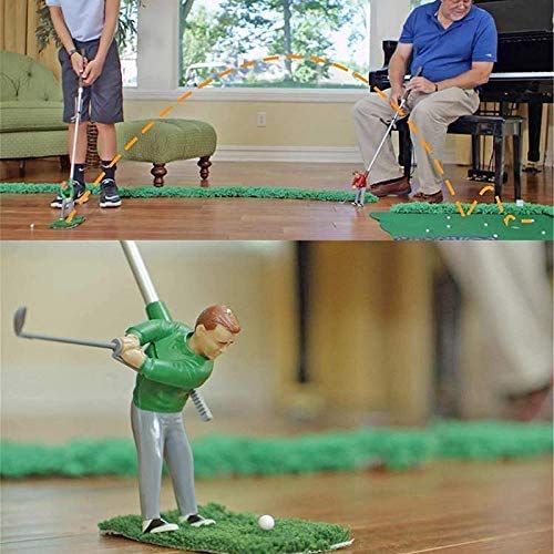 QIDIAN Conjunto de Clubes de Golf Kids, Golfing Man Indoor Golf Game Set para el Juego de la casa Familiar de la Sala de Estar, Excelentes Regalos para Golfista