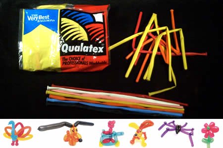 Qualatex Q260 - Assorted balloons (100 pcs. per bag) - Accesorios - Trucos Magia y la magia