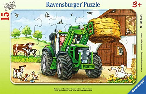 Ravensburger 06044 - Puzle (15 Piezas), diseño de Tractor