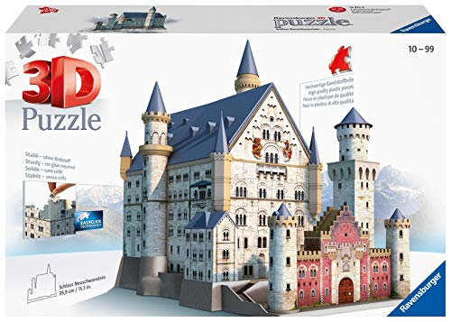 Ravensburger - 3D Puzzle Building Castillo de Neuschwanstein (12573 9)