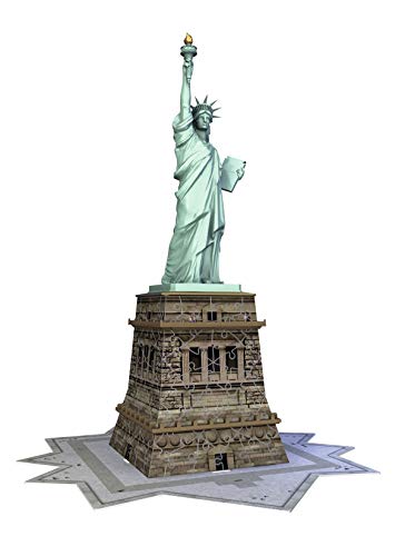 Ravensburger - Puzzle 3D, diseño Estatua de la libertad (12584 5) 108 piezas