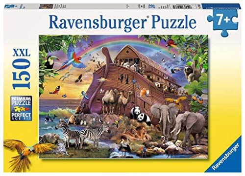 Ravensburger-Puzzle Infantil Viaje con el arque, Color Amarillo (100385)