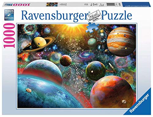 Ravensburguer-19858 0 Puzzle 1000 Piezas Vista Desde el Espacio, Multicolor (19858 0)