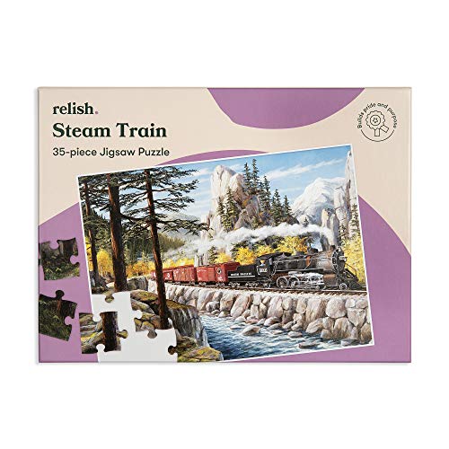 Relish ‘Steam Train’ Puzle de 35 Piezas diseñado para Personas ancianas con Demencia / Alzheimer’s
