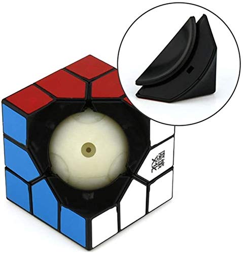 RENFEIYUAN Nuevo Juguete Educativo Loco de rotación Creativa de MA Irregular para Adultos y niños Rubik Cubo (Color : Color Without Sticker)