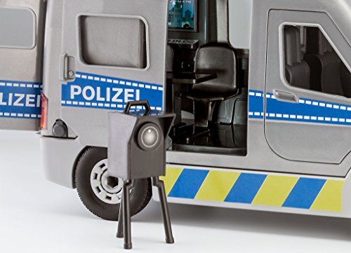 Revell 00811 – Junior Policía Van, con Figura, Kit con el Sistema de Tornillos para niños a Partir de 4 años, construye y Juega con Excelentes características, 26,0 cm
