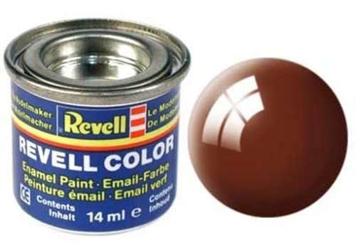 Revell 32180 RAL 8003 - Bote de Pintura (14 ml), Color marrón Brillante