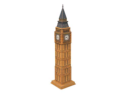 Revell- Big Ben o «Torre del Reloj», Altura 51,7cm 3D Puzzle, Multicolor (00201)
