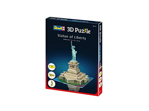 Revell- Estatua de la Libertad New York 3D Puzzle, Multicolor (00114)
