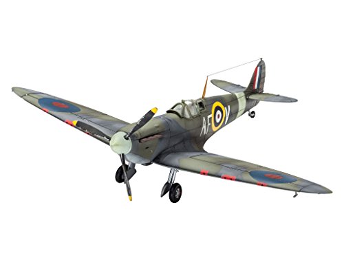 Revell Maqueta de avión 1: 72 – Spitfire MK.IIA en Escala 1: 72, Nivel 3, réplica exacta con Muchos Detalles, 03953