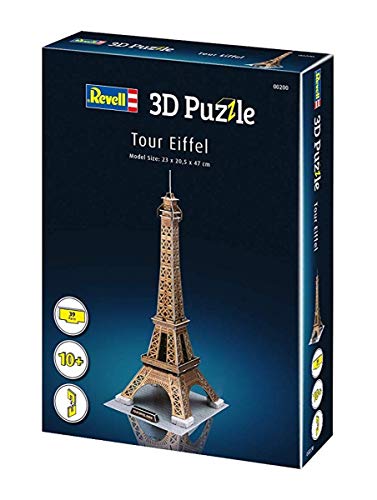 Revell- Torre Eiffel, Altura 47cm 3D Puzzle, Multicolor (00200)