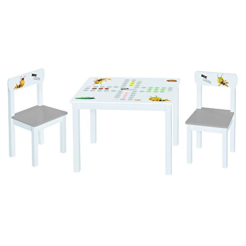 roba-kids - Conjunto de mesa y sillas de juego, multicolor, Única (Roba 450019RS3)
