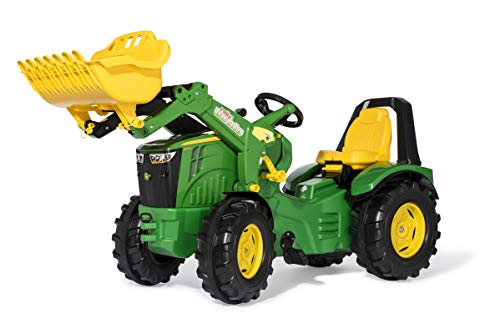 Rolly Toys Tractor de Pedales para niños de 3 a 10 años, Color Verde (651047)