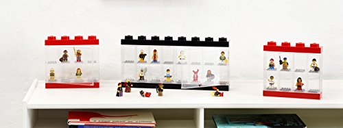 Room Copenhagen Caja expositora para 16 Minifiguras de Lego, Contenedor apilable para Pared o Escritorio, Gris, Grande