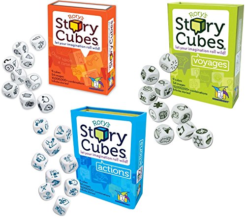 Rory's Story Cube Complete Set - Original - Actions - Voyages by Gamewright