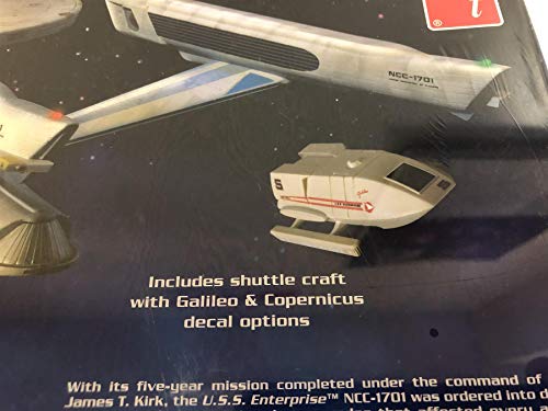 Round2 amt1080/06 1/537 Star Trek USS Enterprise Refit plástico Maqueta de, Modelo Ferrocarril Accesorios, Hobby, de construcción, Multicolor
