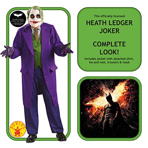 Rubbies - Disfraz de Joker para hombre, talla única (I-888632STD)