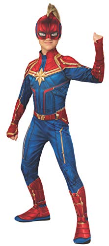 Rubie's- Captain Marvel Economy Hero Disfraz Infantil, Multicolor, L (700594L)