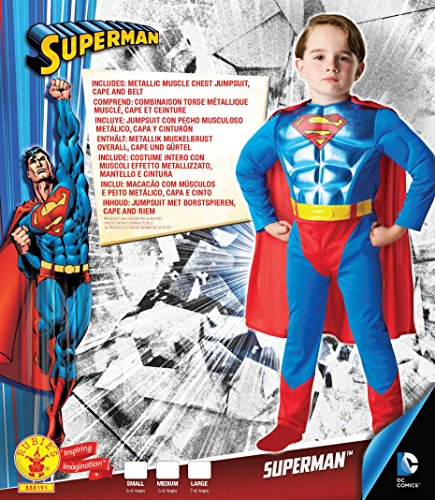 Rubie's - Disfraz infantil de Batman de DC Comics (talla mediana)