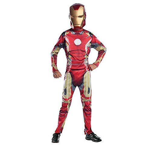 Rubie's- Iron Man Classic Civil War Disfraz para niños, L (620581)