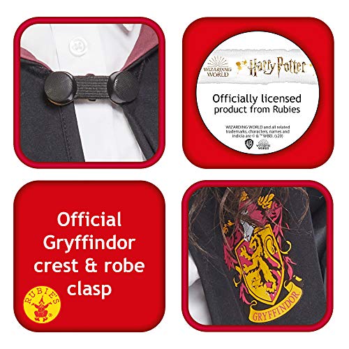 Rubies´s- Gryffindor vestido, Multicolor (Rubie's 700575 9-10)