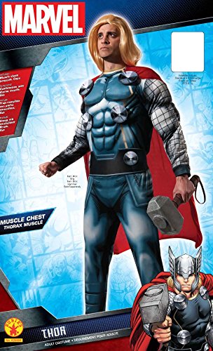 Rubies 's Oficial Adultos de Marvel Thor Deluxe Disfraz para Adulto – Estándar