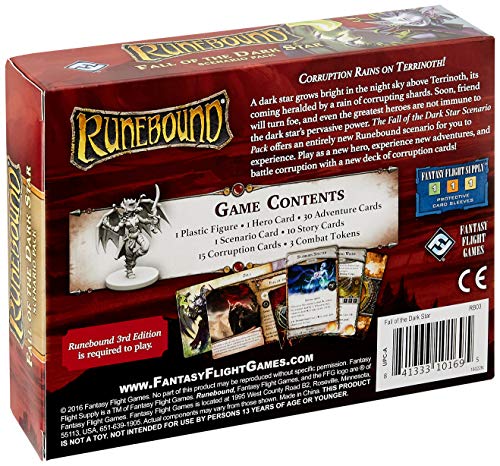 Runebound: Fall of The Dark Star Game by Fantasy Flight Games