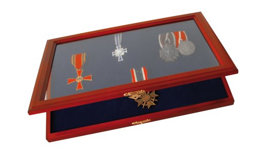 SAFE Vitrina de Madera Segura para medallas e Insignias de Honor
