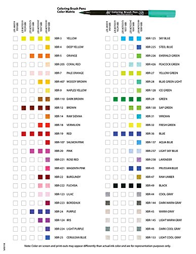 Sakura XBR-12SA - Juego de pinceles para colorear (12 piezas)