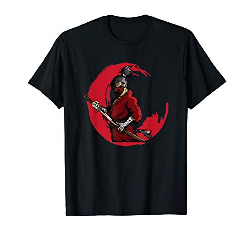 Samurai y Espada Japonesa Samurai Guerrero Camiseta