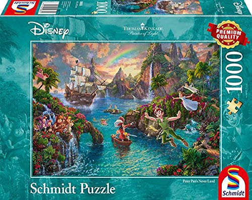 Schmidt 59635 Thomas Kinkade: Disney-Peter Pan Rompecabezas (1000 Piezas)