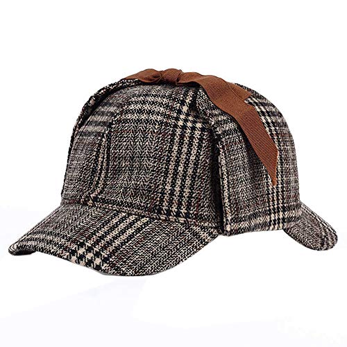 Sherlock Holmes Detective Sombrero Cosplay Accesorios Boinas Hombres Mujeres Dos Brims Boina Sombrero De Cazador