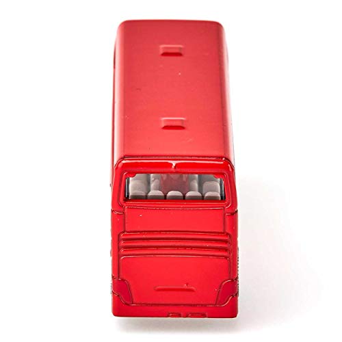 SIKU 1321, Autocar de dos plantas, Metal/Plástico, Rojo, Vehículo de juguete para niños