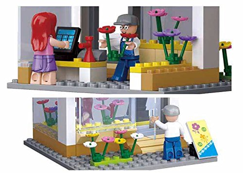 Sluban Bloques de Construccion Town Flower Shop