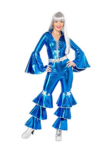 Smiffy'S 41159S Disfraz De El Sueño Del Baile, Incluye Enterizo Con Cordones, Azul, S - Eu Tamaño 36-38
