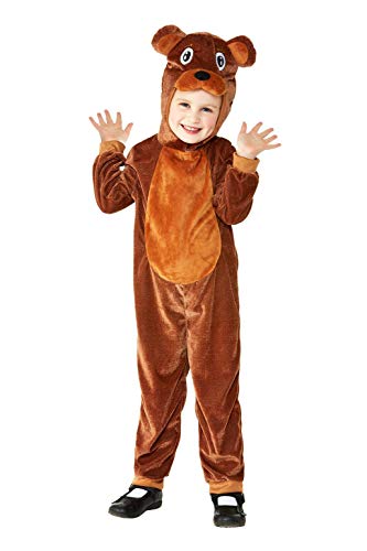 Smiffys 47713T1 - Disfraz infantil de oso, unisex