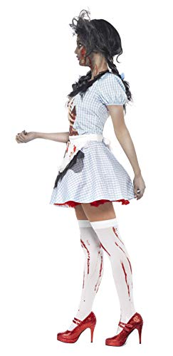 Smiffys Disfraz de chica zombi de Kansas, con vestido, dibujo de látex en el pecho y del ,S