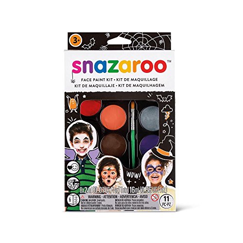 Snazaroo kit de pintura facial, maquillaje fiesta “Halloween”
