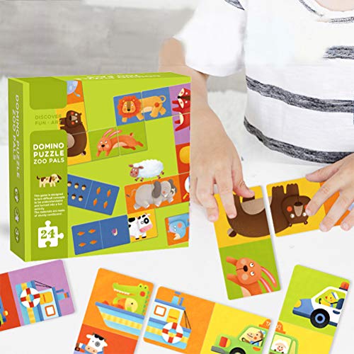 spier Juguete de puzle para bebé, solitario de doble cara cognitivo juego de rompecabezas, divertidos juguetes educativos para la primera infancia