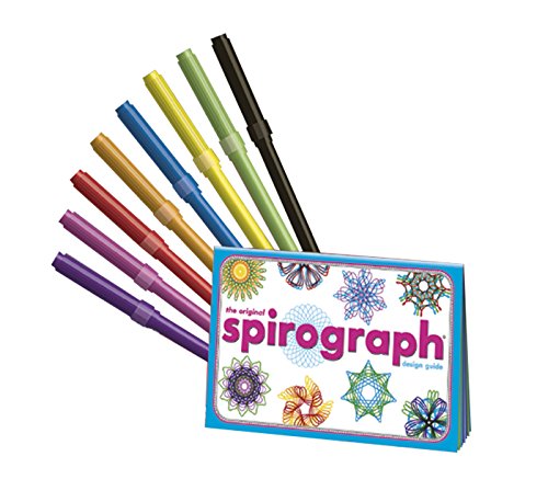 Spirograph 41235 - Kit de herramientas de dibujo geométrico incluye + 30 accesorios y 8 bolígrafos para mayores de 8 años, Toy Factory (versión en español)