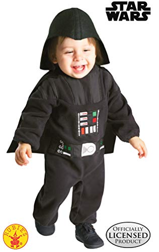 Star Wars - Disfraz de Darth Vader para niños, infantil 1-2 años (Rubie's 888260)