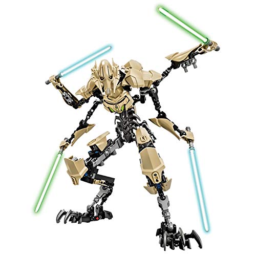 Star Wars Funcionable Figure Stormtrooper Darth Vader Kylo REN Chewbacca Boba Jango Fett General Grodou Action Figure Toy For Kid (Color : Stormtroop Commander)