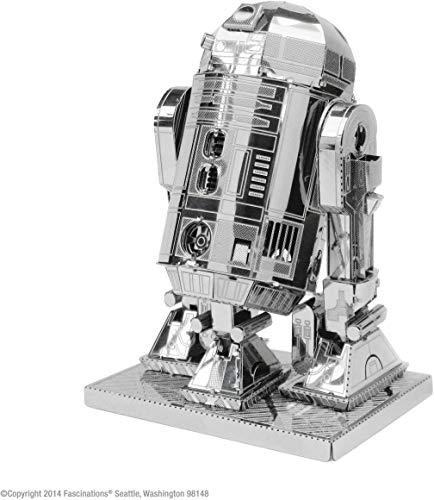 Star Wars-Maqueta de metal 3D R2-D2, color plateado Earth MMS250 , color/modelo surtido