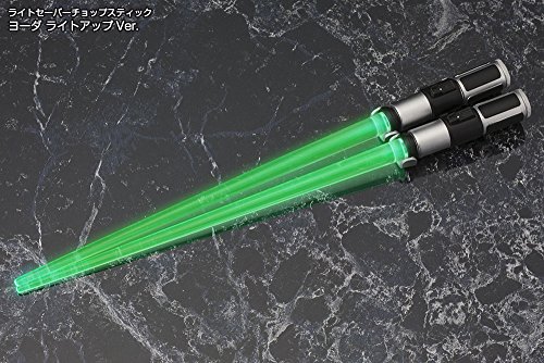 Star Wars palillos con luz sable laser Yoda
