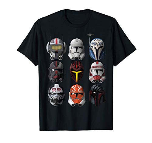 Star Wars: The Clone Wars Clone Helmets Camiseta